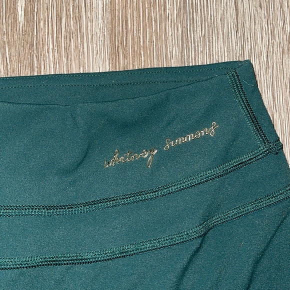 Gymshark Leggings x Whitney Simmons limited edition scrunch butt dark green xs - Picture 2 of 7